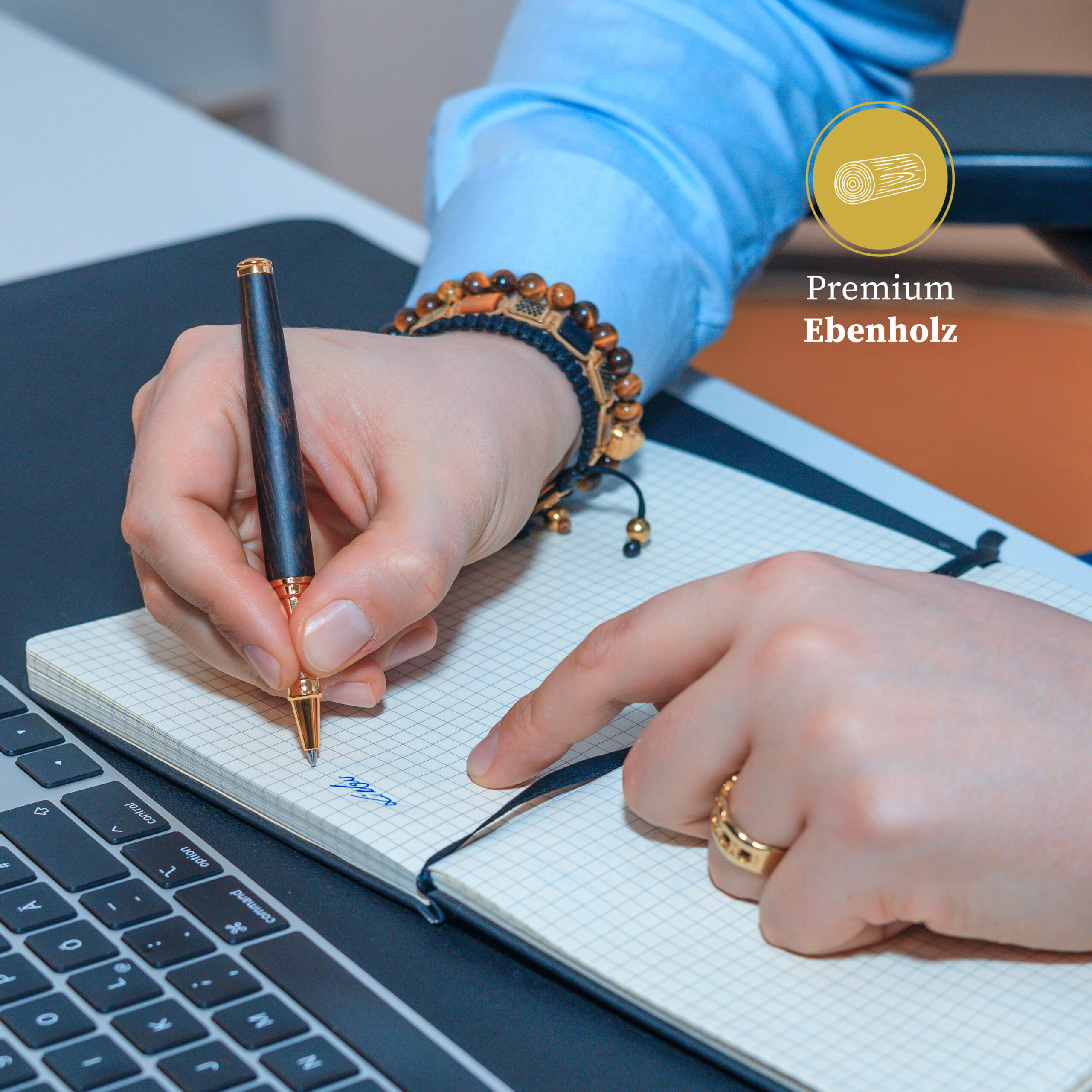 Hörner Legno Ebenholz Tintenroller