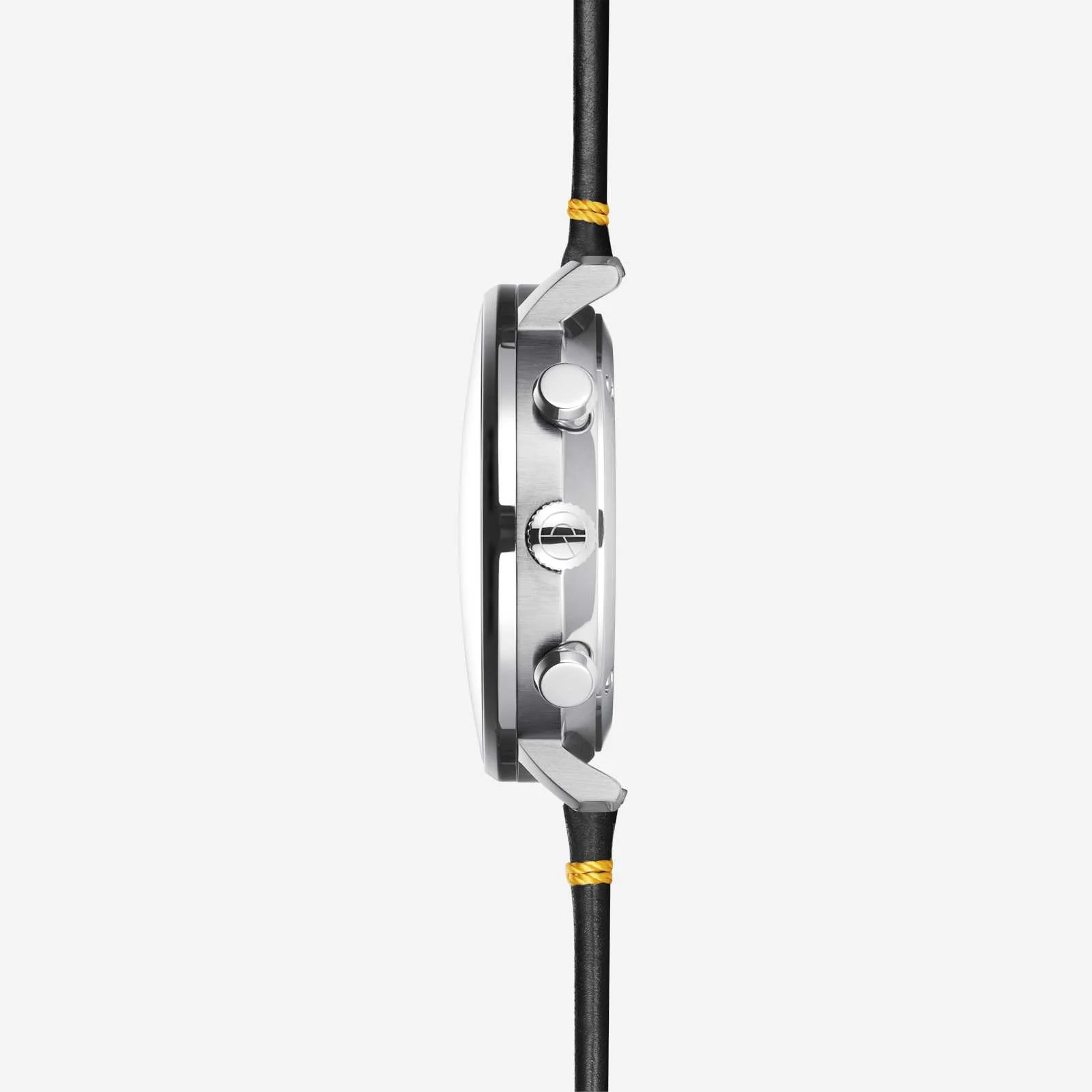 Sterglas Hamburg Chrono Regatta Silber Vintage Nero-Gelb 