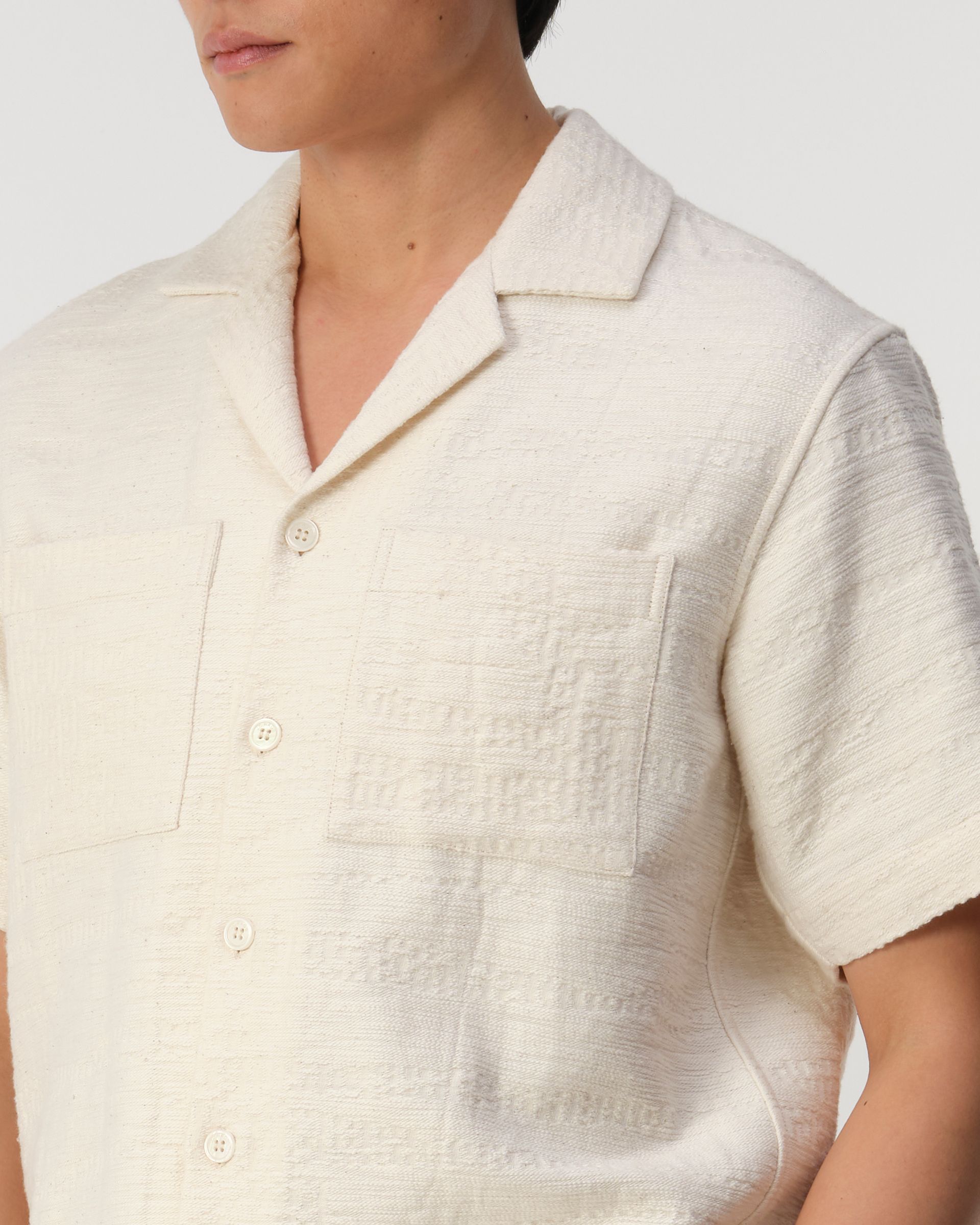 J.C. RAGS Aaron Structure Casual Overhemd