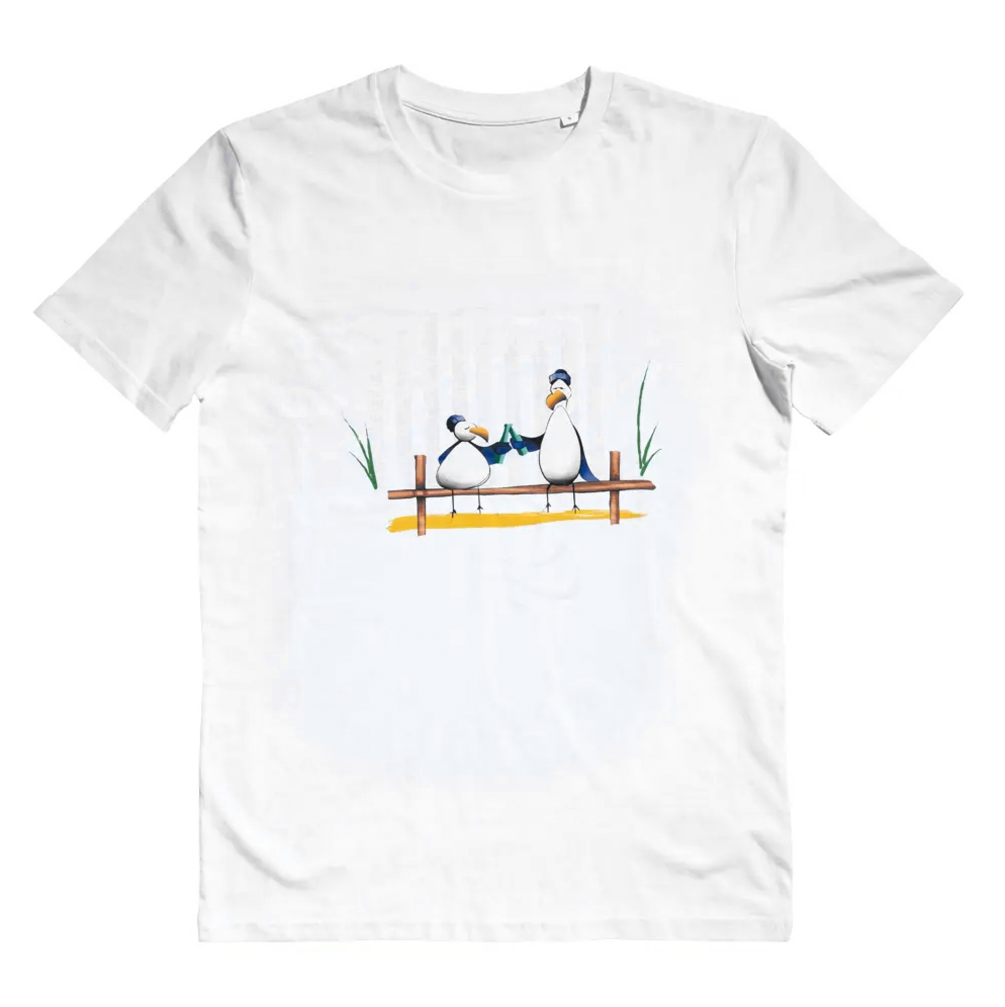 T-Shirt "Steve & Steven" - weiß
