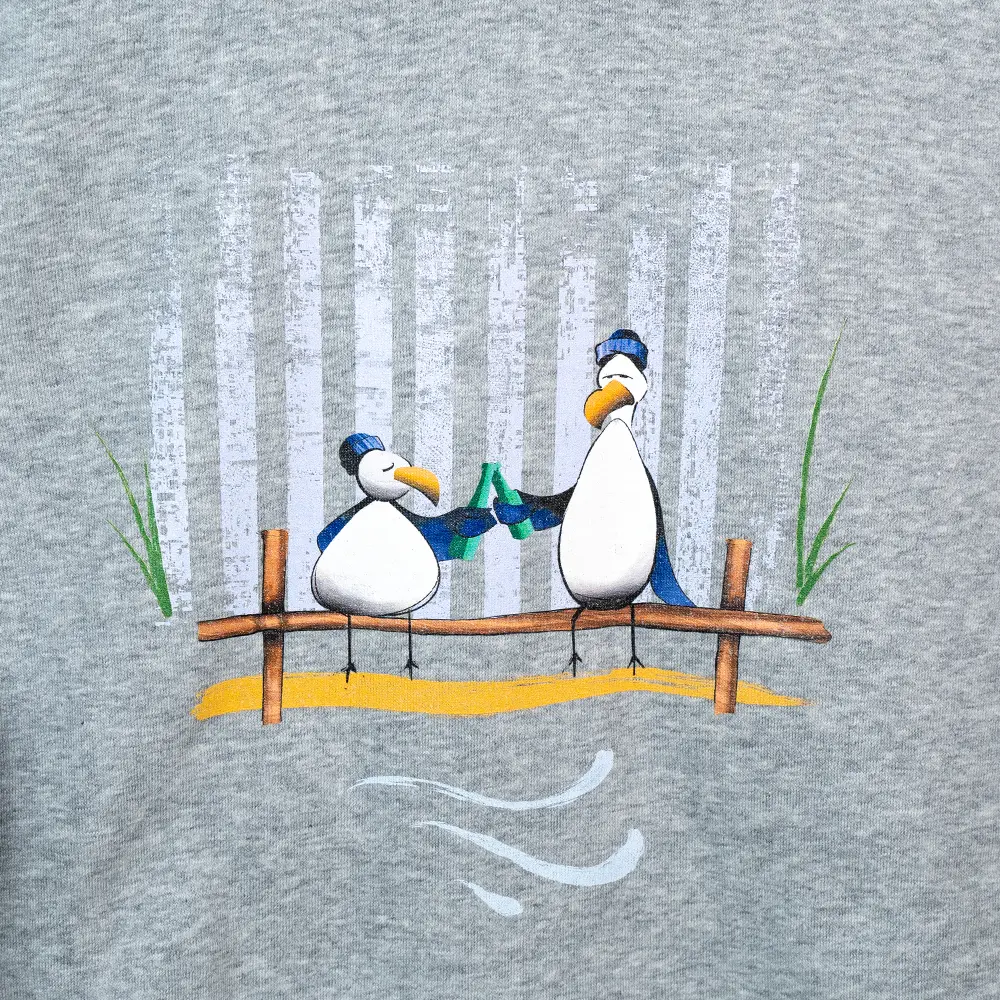 Hoodie "Steve & Steven" - Grau Hoodie "Steve & Steven" - Grau