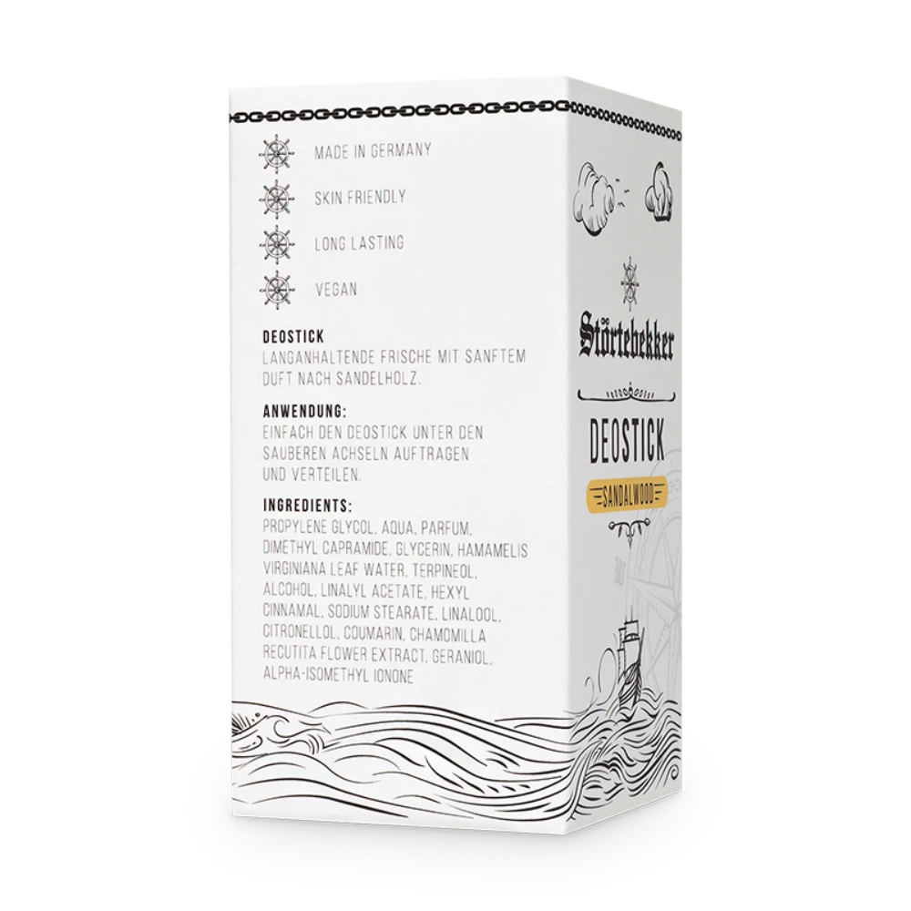 Störtebekker Deostick Sandelholz