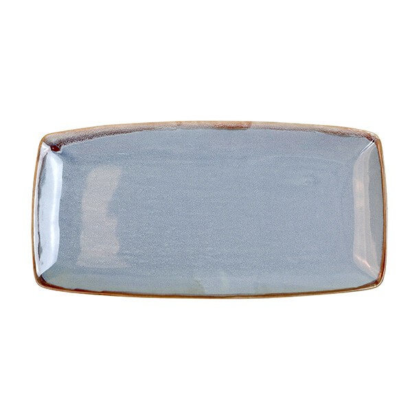 6er Set Ming Platte blau - 35cm