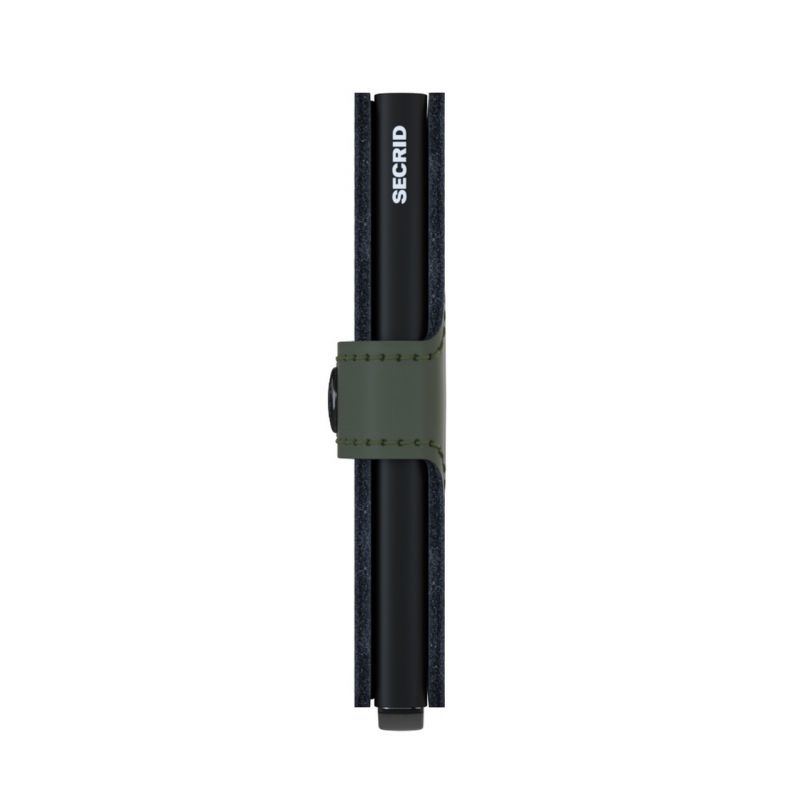 Secrid - Matte Green & Black Miniwallet Secrid - Matte Green & Black Miniwallet
