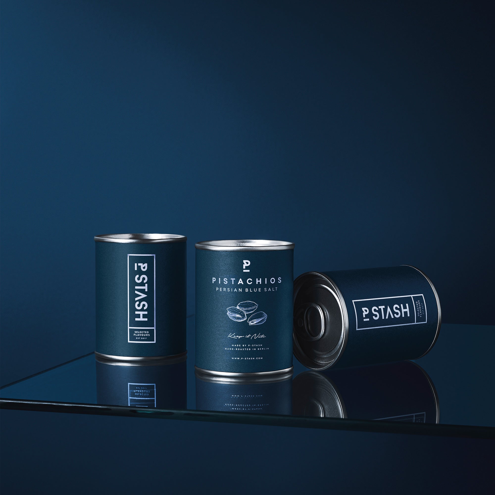P-STASH Pistazien Blausalz Mini 50g