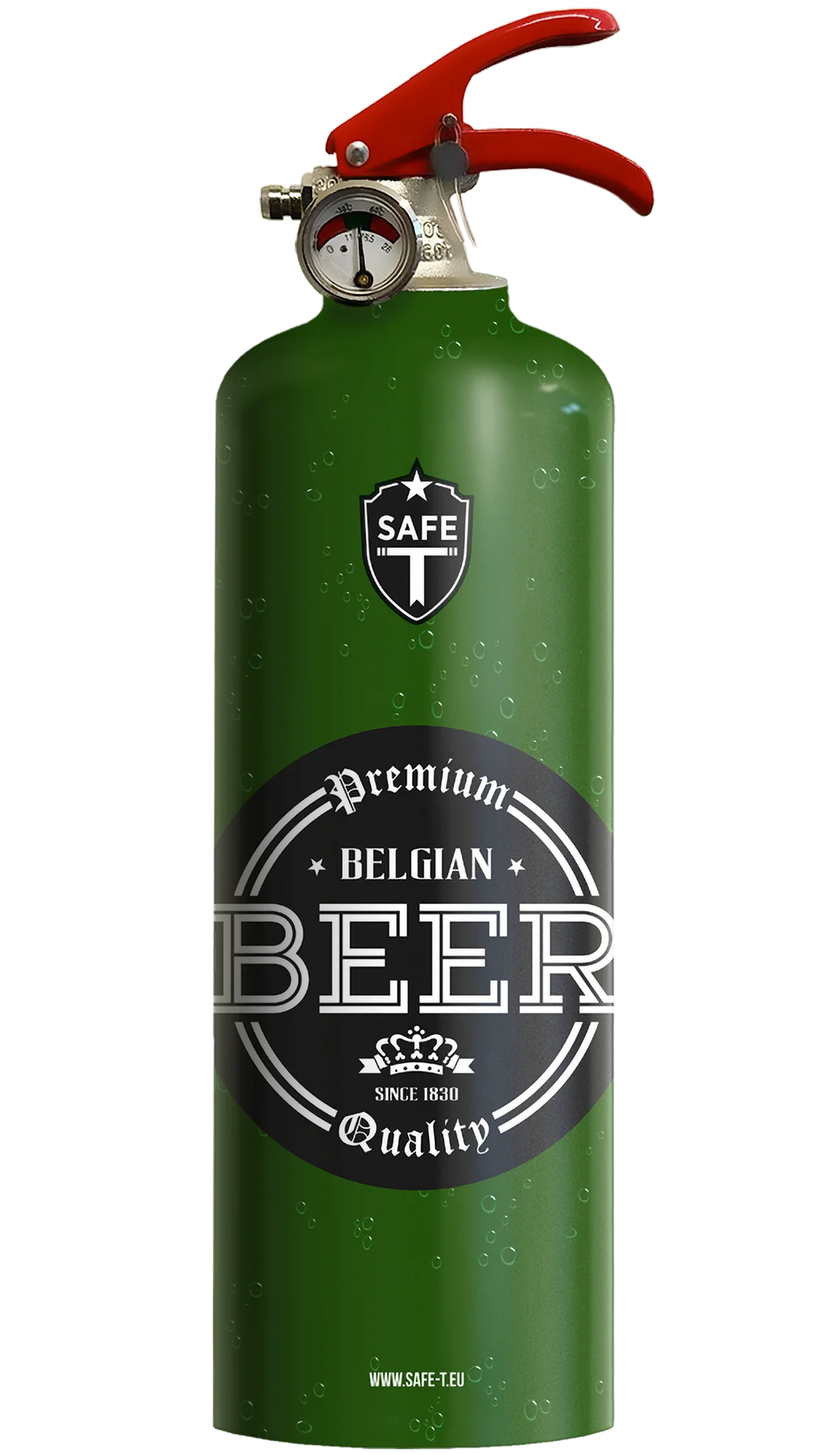 Safe-T Feuerlöscher - Beer 1kg ABC-Pulver, 10 Jahre Garantie