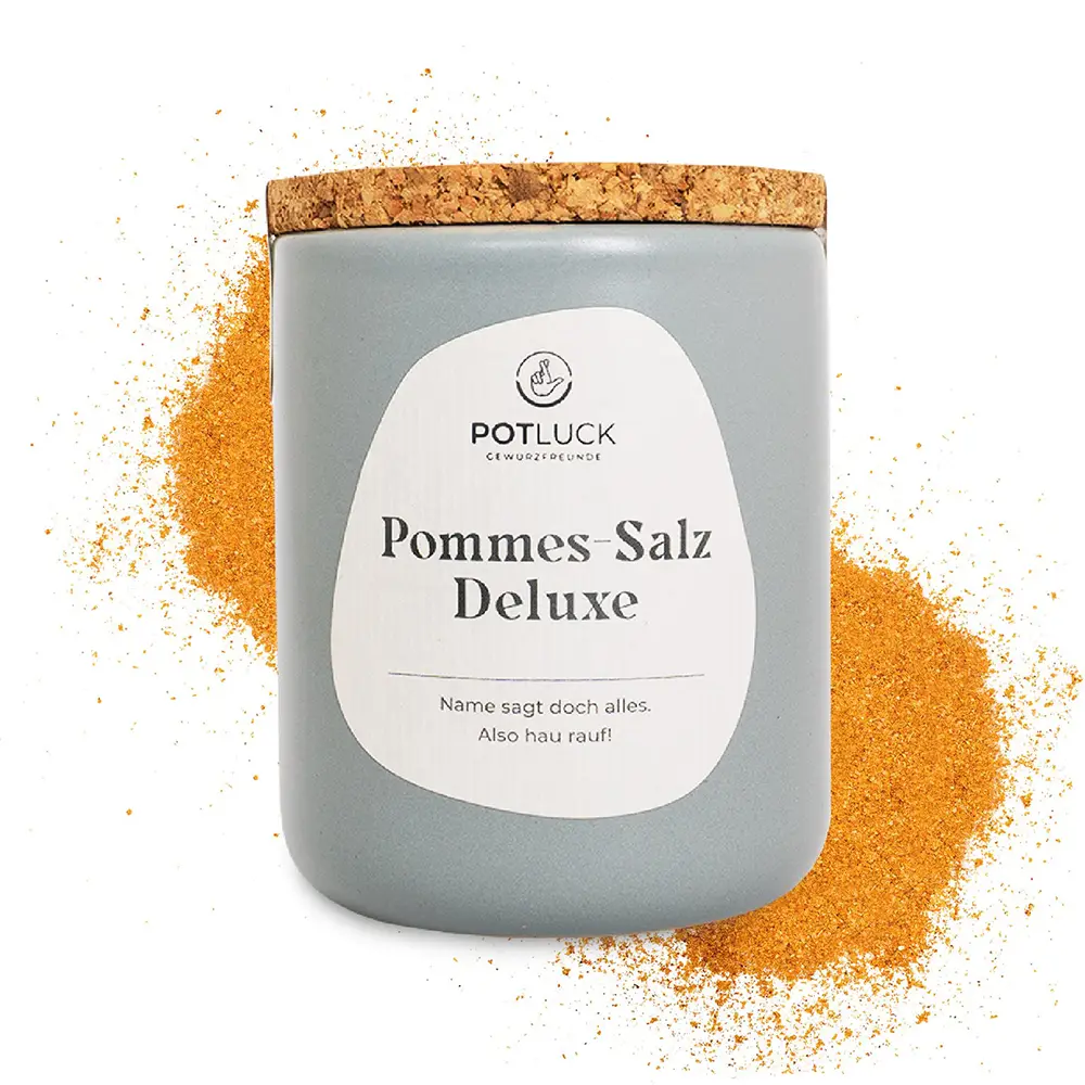 Potluck Pommes-Salz Deluxe Gewürzsalz 90g Potluck Pommes-Salz Deluxe Gewürzsalz 90g