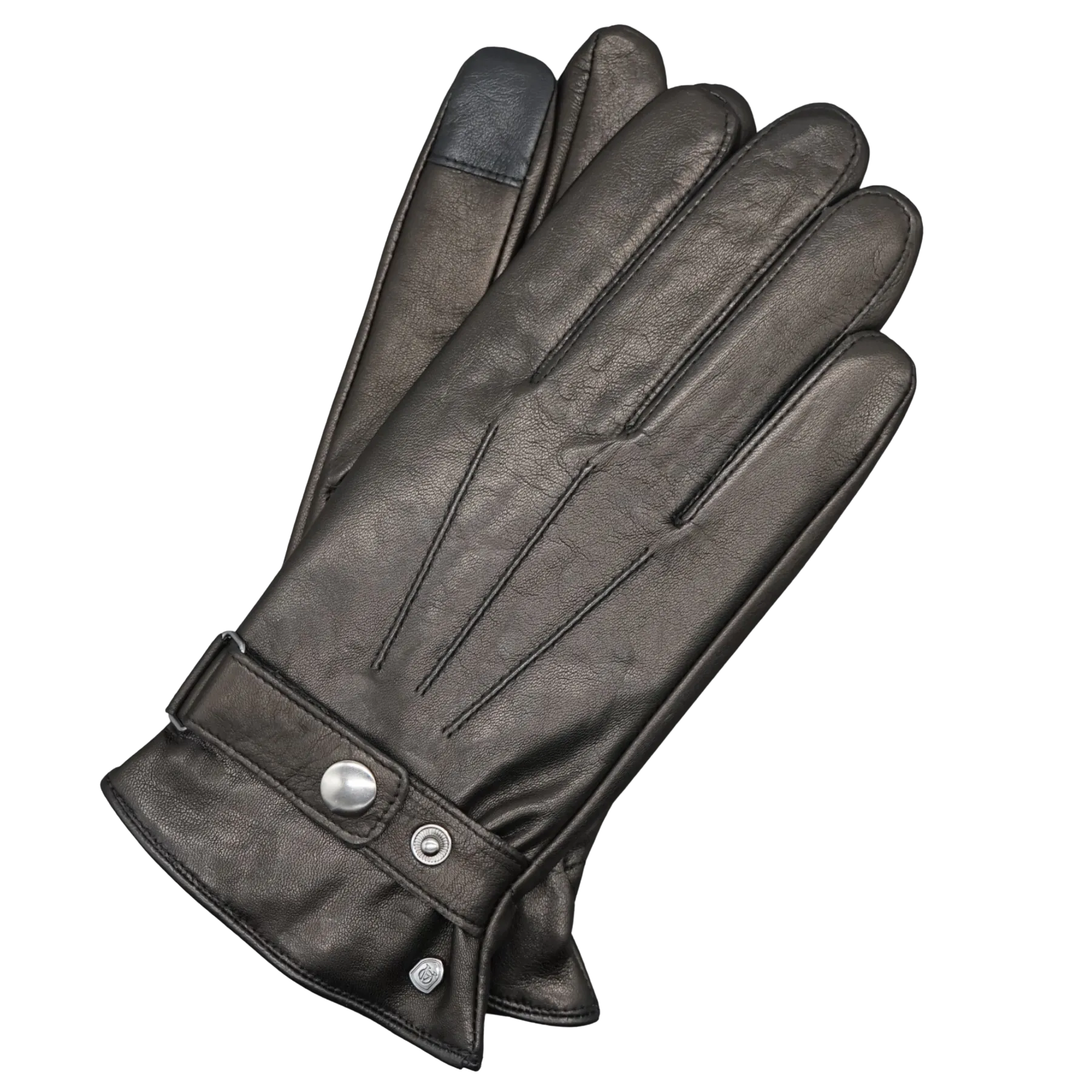 Akaroa Lederhandschuhe Ron mit Kaschmirfutter - schwarz