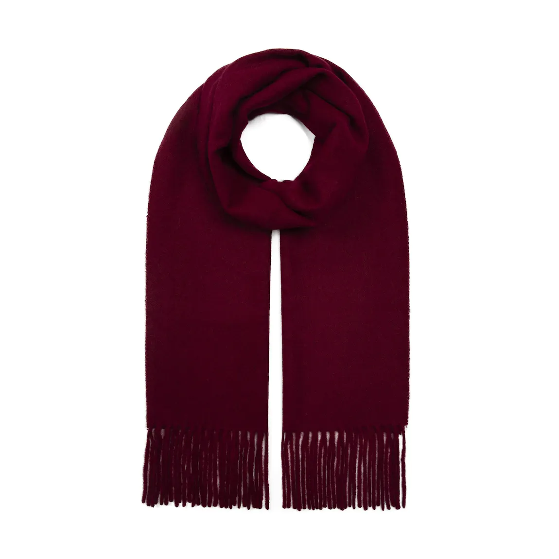 Kaschmir Schal Burgunderrot  Kaschmir Schal Burgunderrot