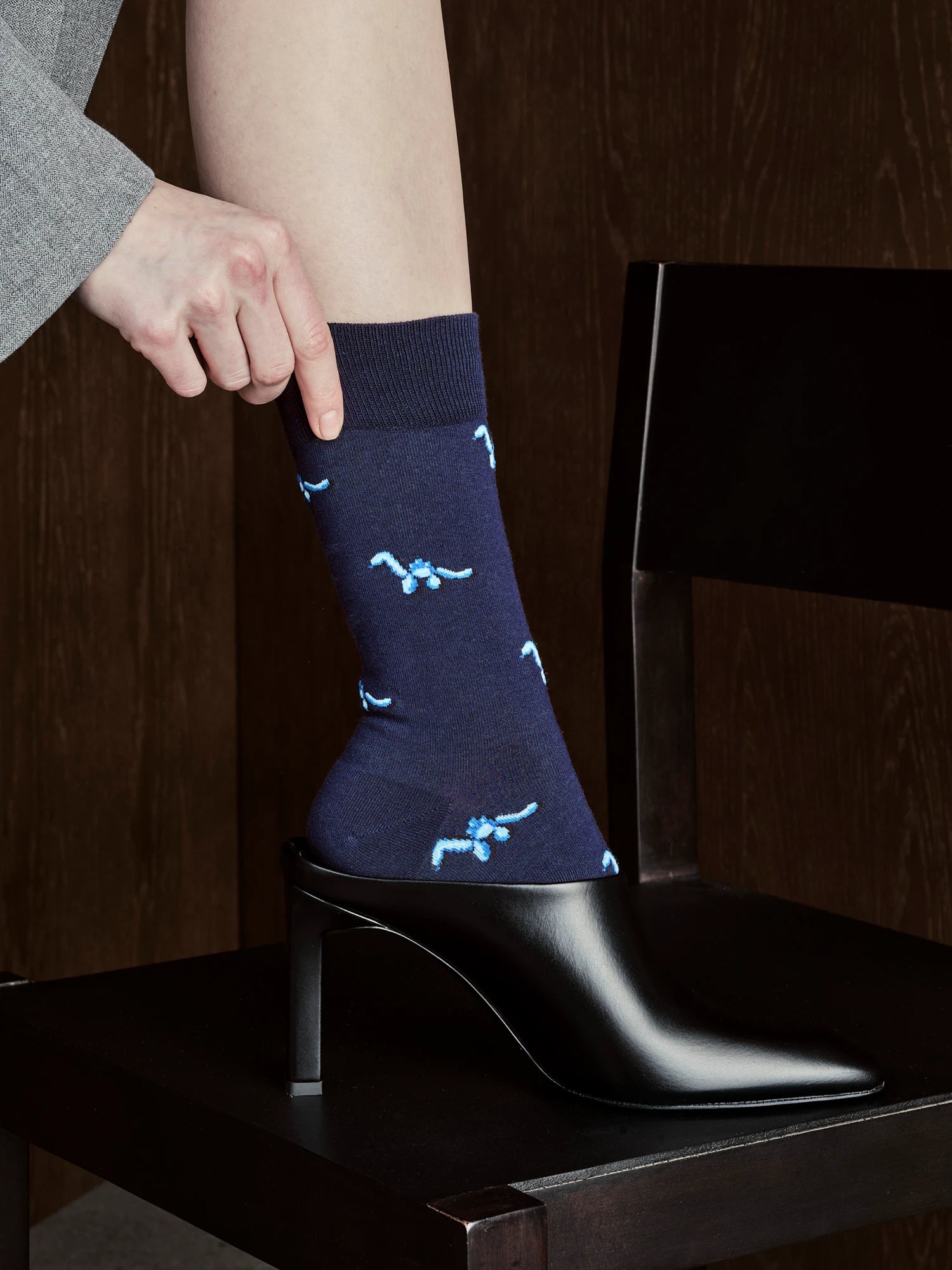 von Jungfeld Dinosaur Socken Obsidian Blue