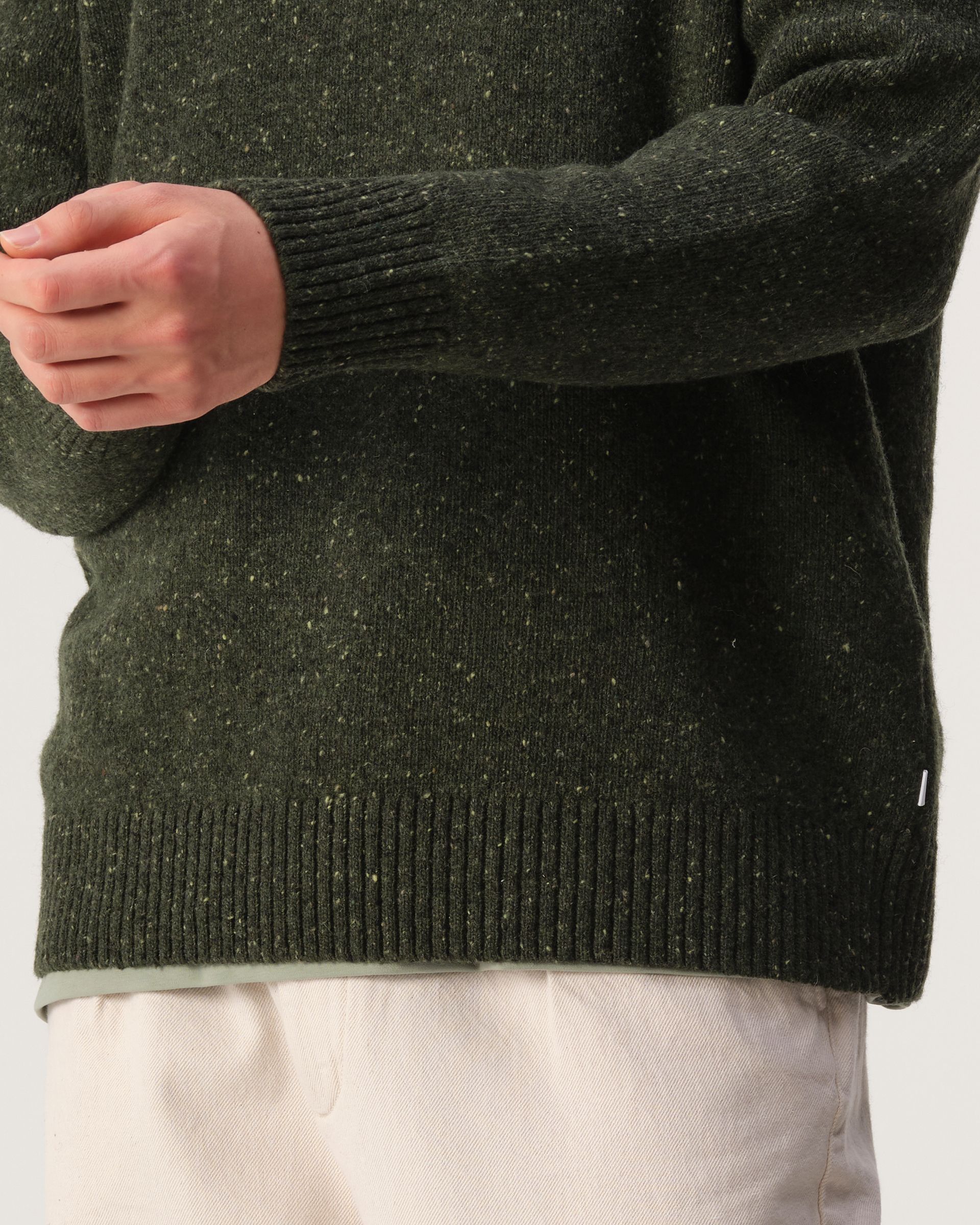 J.C. RAGS Bud Crewneck Dark Green
