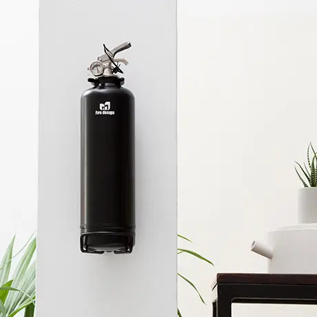 Feuerlöscher Uni Black – Fire Design - 1 kg ABC-Pulver, 10 J Garantie, Design-Löscher Feuerlöscher Uni Black – Fire Design - 1 kg ABC-Pulver, 10 J Garantie, Design-Löscher