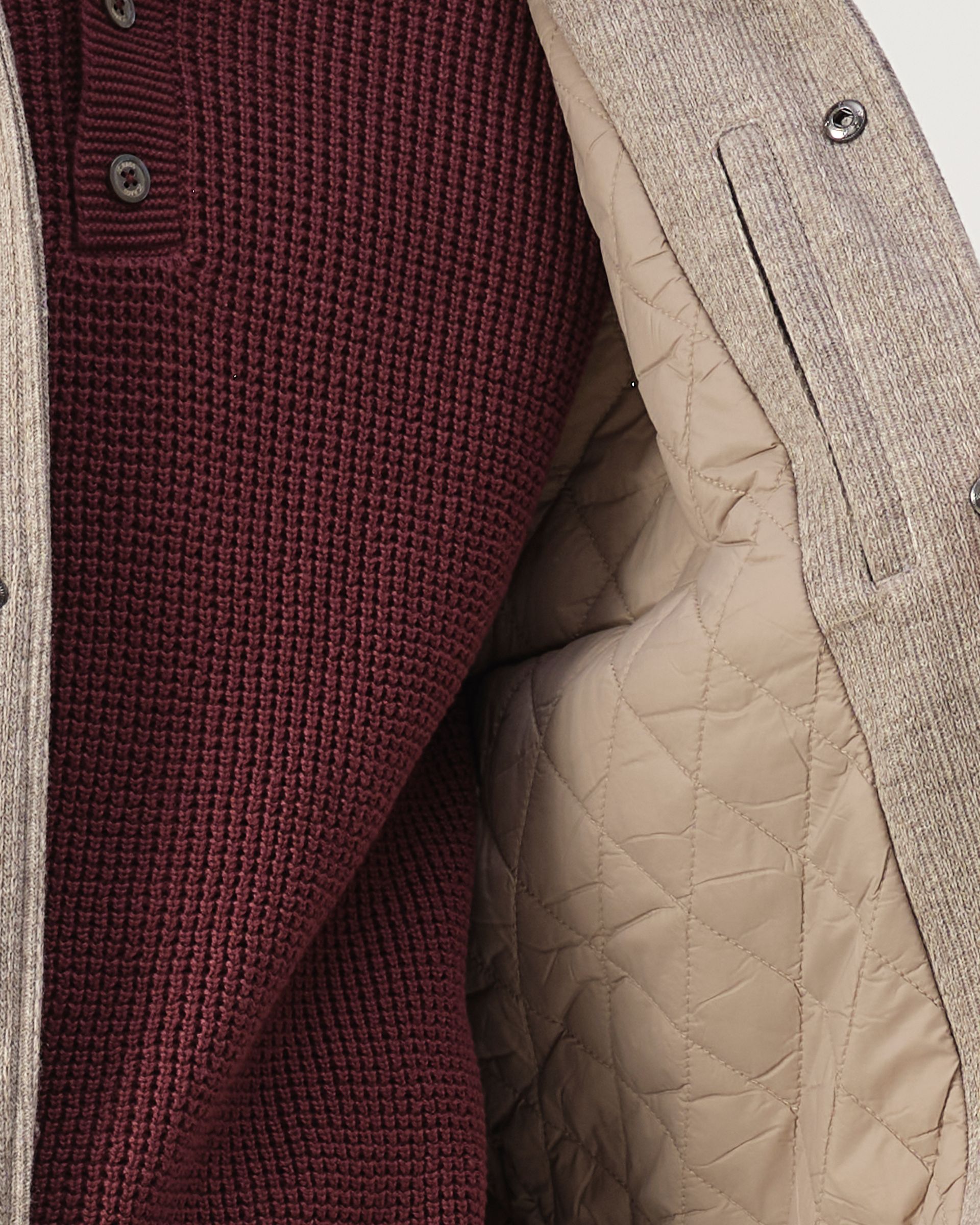 J.C. RAGS Boris Padded Jacket Beige Uni