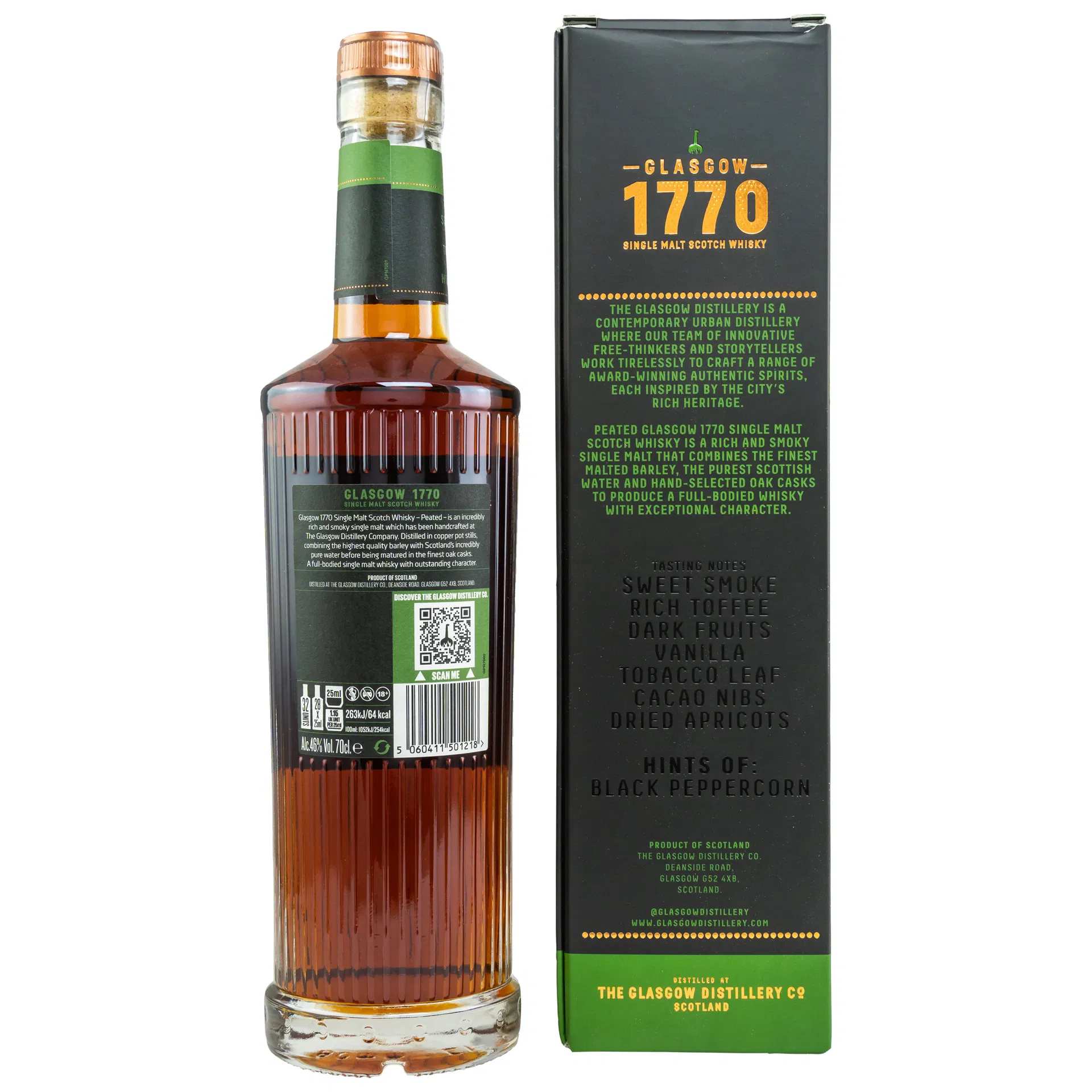 1770 Glasgow Peated Pedro Ximénez Sherry Cask Finish
