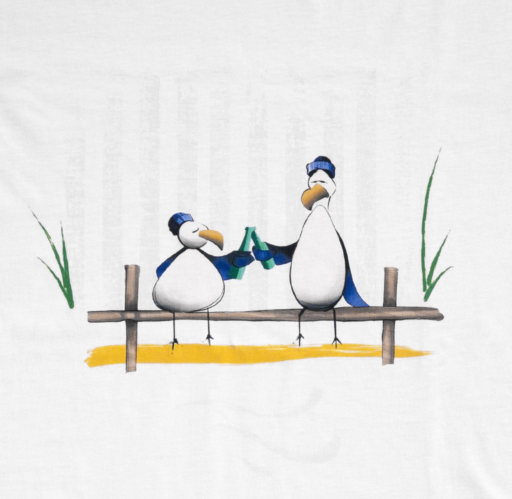 T-Shirt "Steve & Steven" - weiß