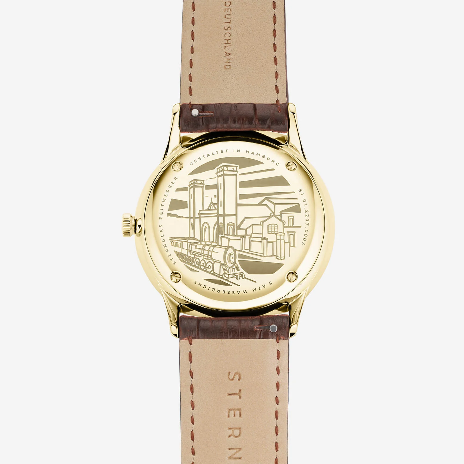 Sternglas Berlin Sepia gold Heritage dunkelbraun