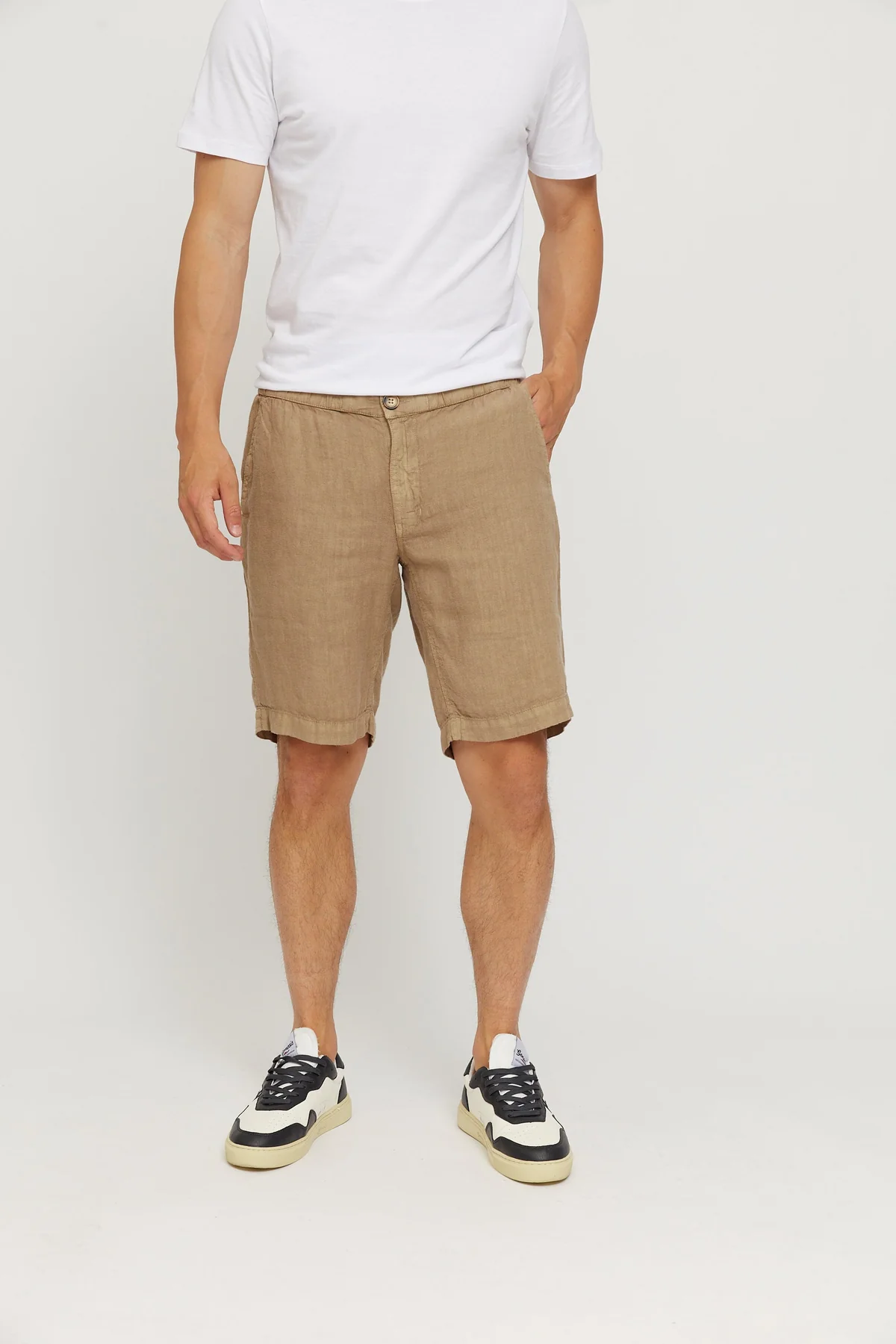 Mazine Linen Shorts - beige
