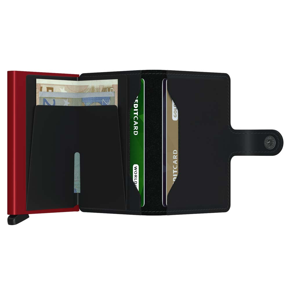 Secrid - Matte Black & Red Miniwallet