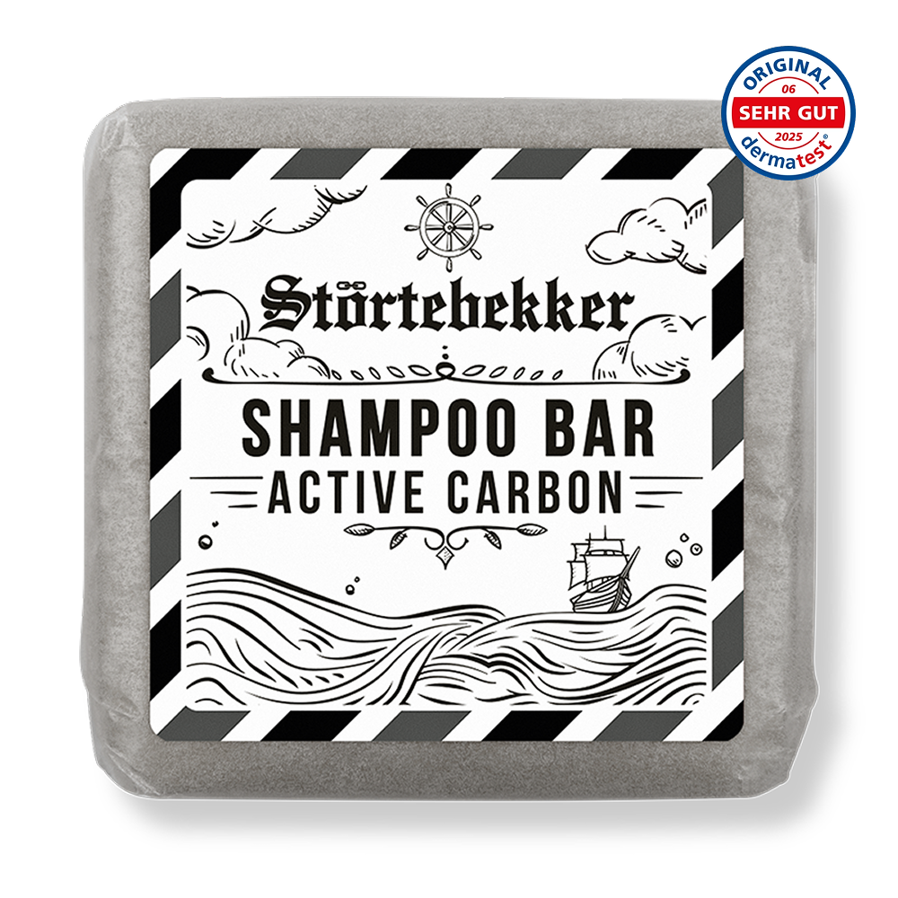 Störtebekker Festes Shampoo Active Carbon 100g