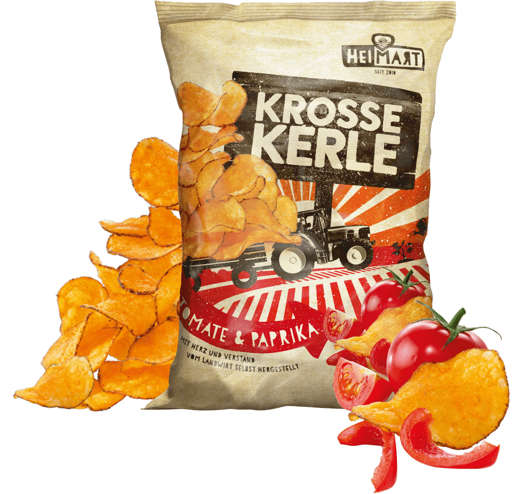 Krosse Kerle Chips - Tomate & Paprika