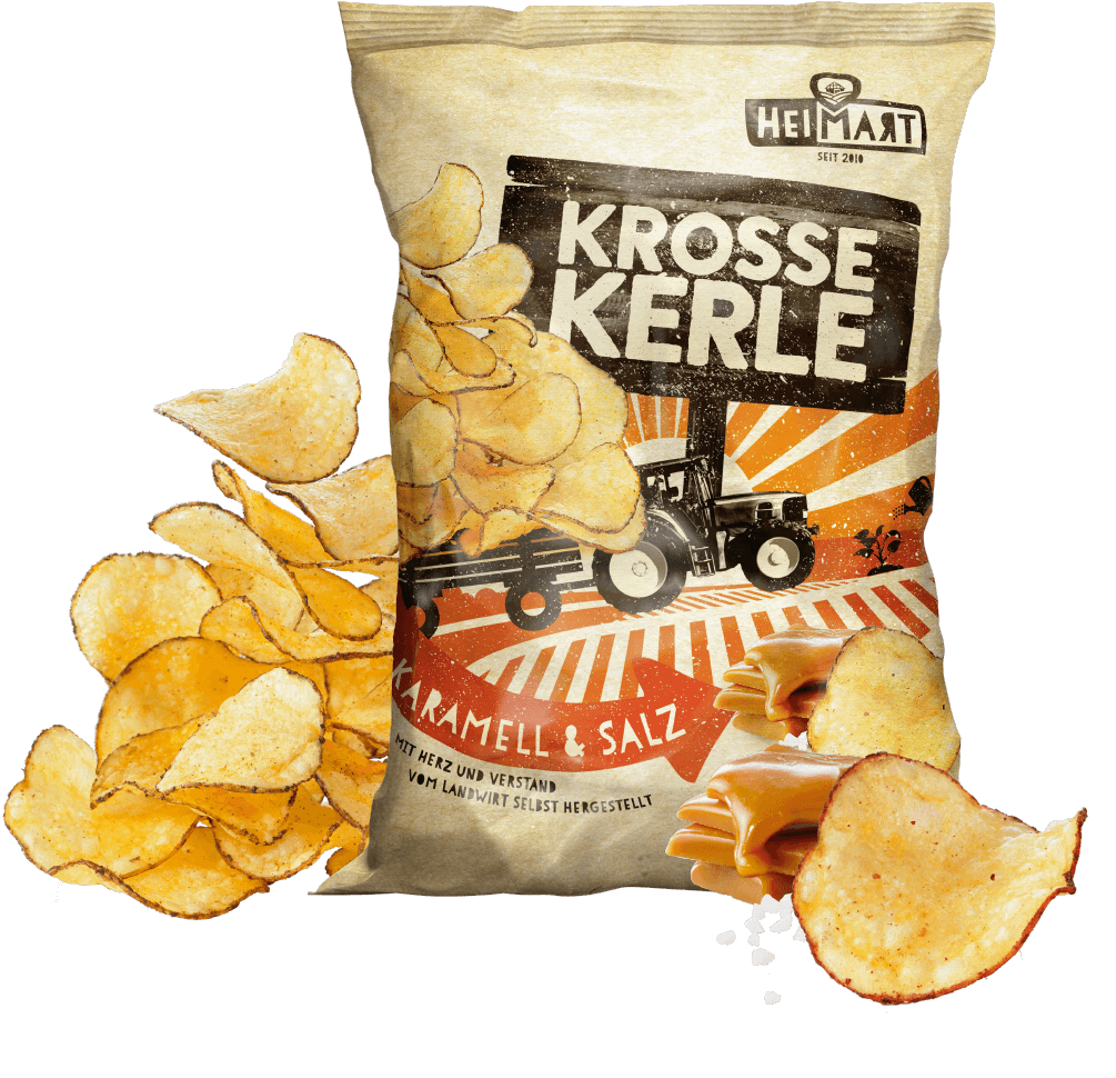 Krosse Kerle Chips - Karamell & Salz