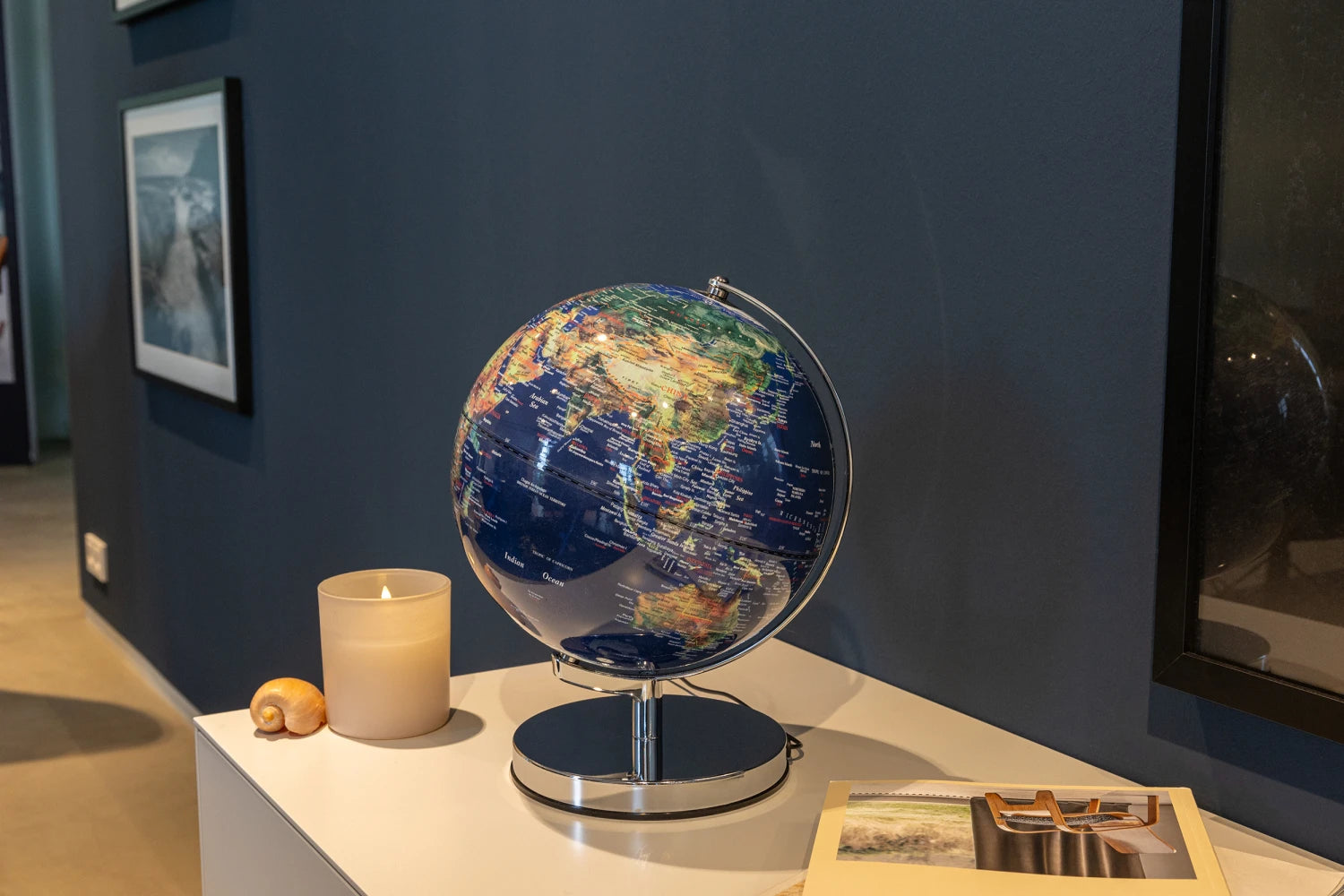 TROIKA Globus TERRA LIGHT silber