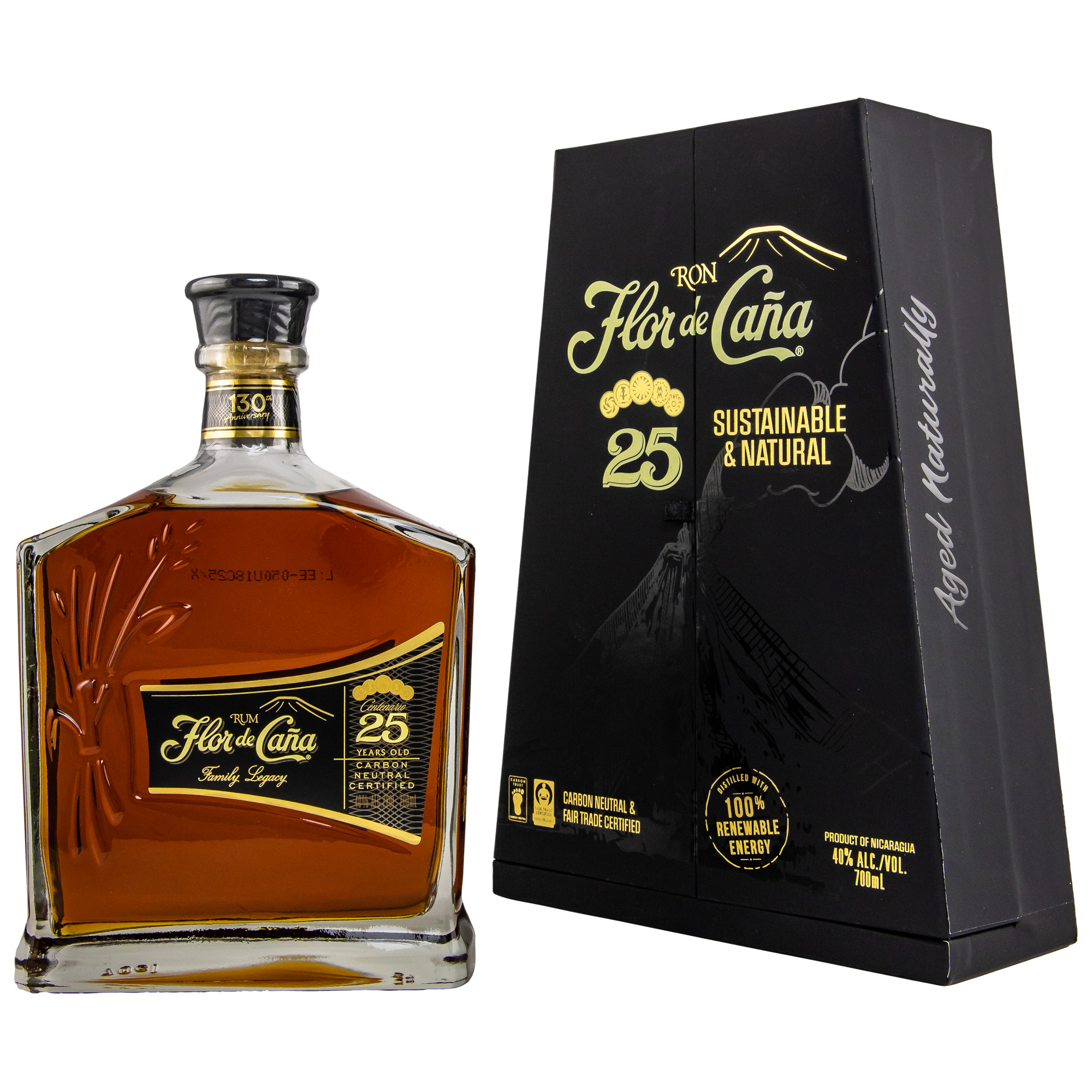 Flor de Caña 25 Jahre Centenario Flor de Caña 25 Jahre Centenario