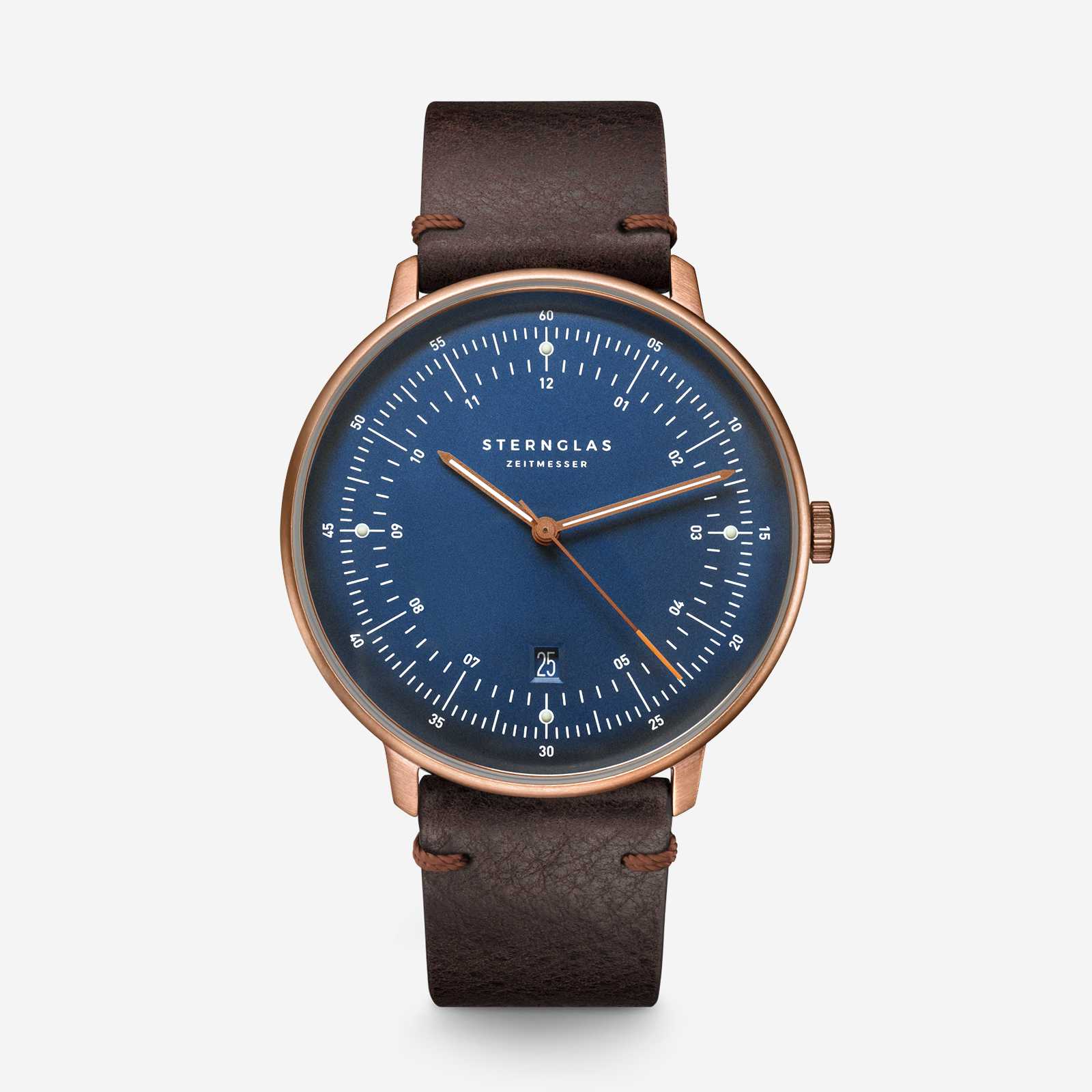 Sternglas Hamburg dunkelblau bronze Sternglas Hamburg dunkelblau bronze