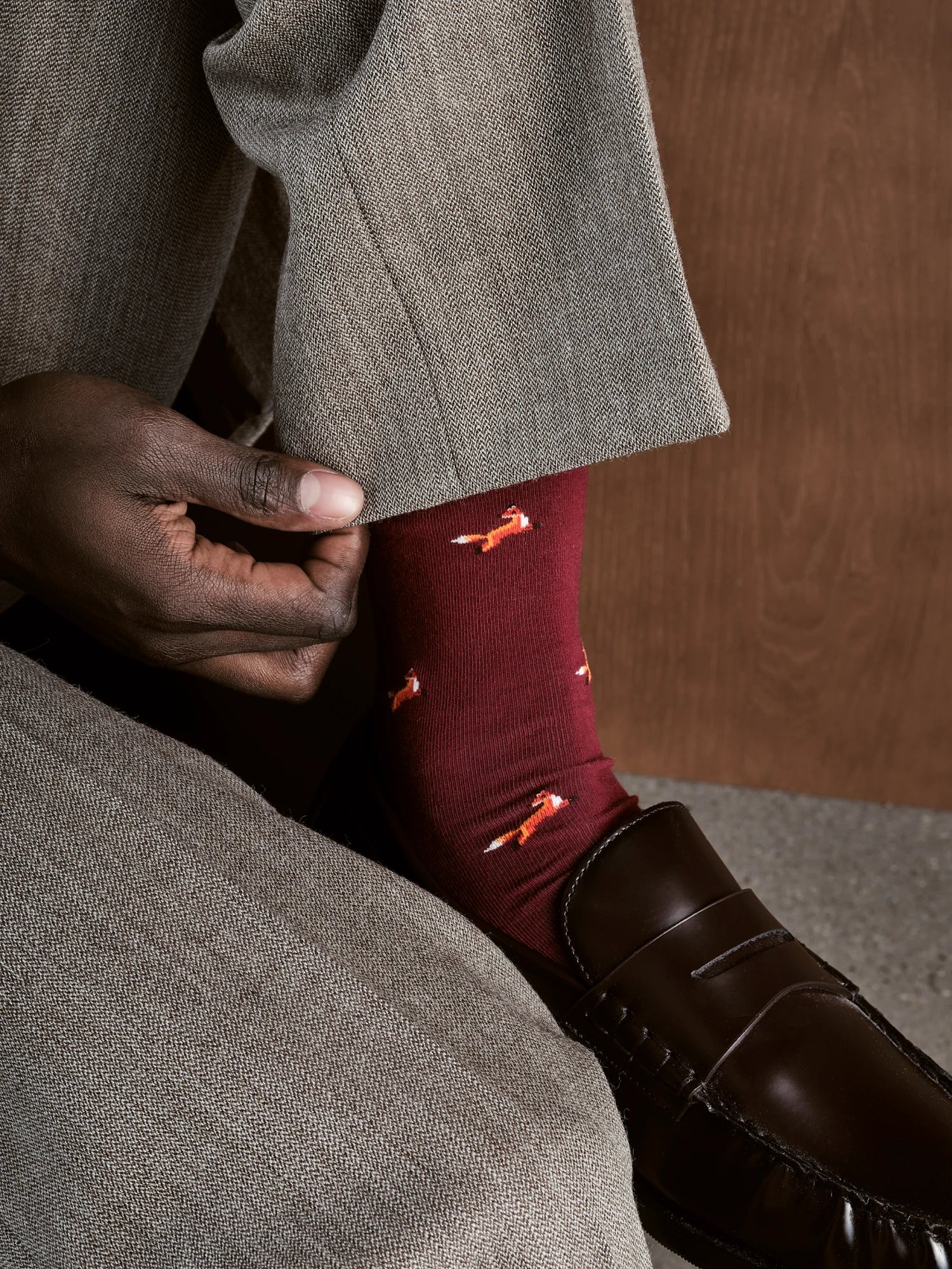 von Jungfeld Mini Fox Socken Rusty Red