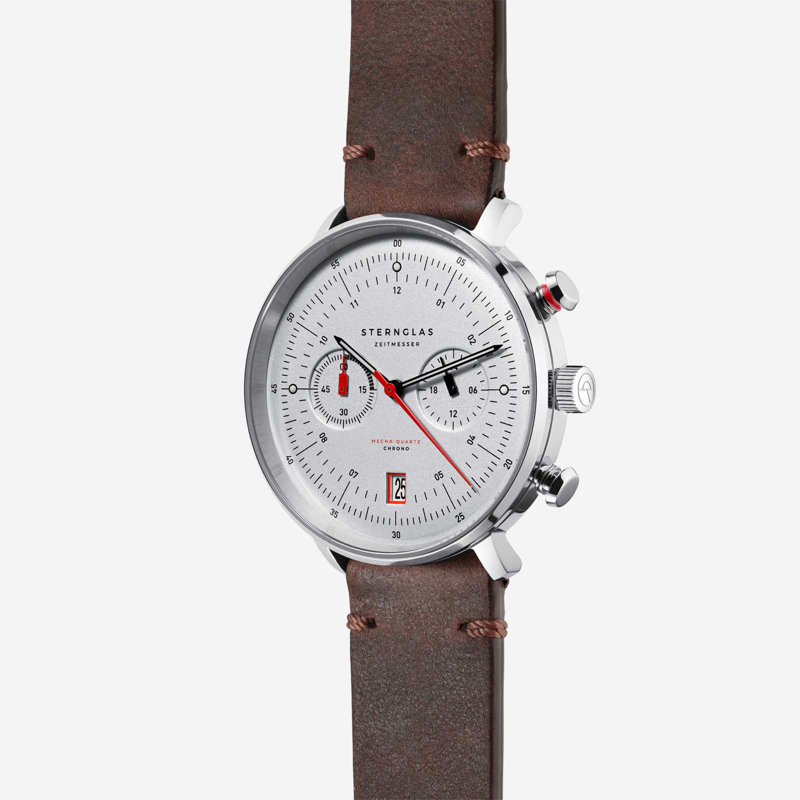 Sternglas Hamburg Chrono Silber Nylon Armband Sternglas Hamburg Chrono Silber Nylon Armband
