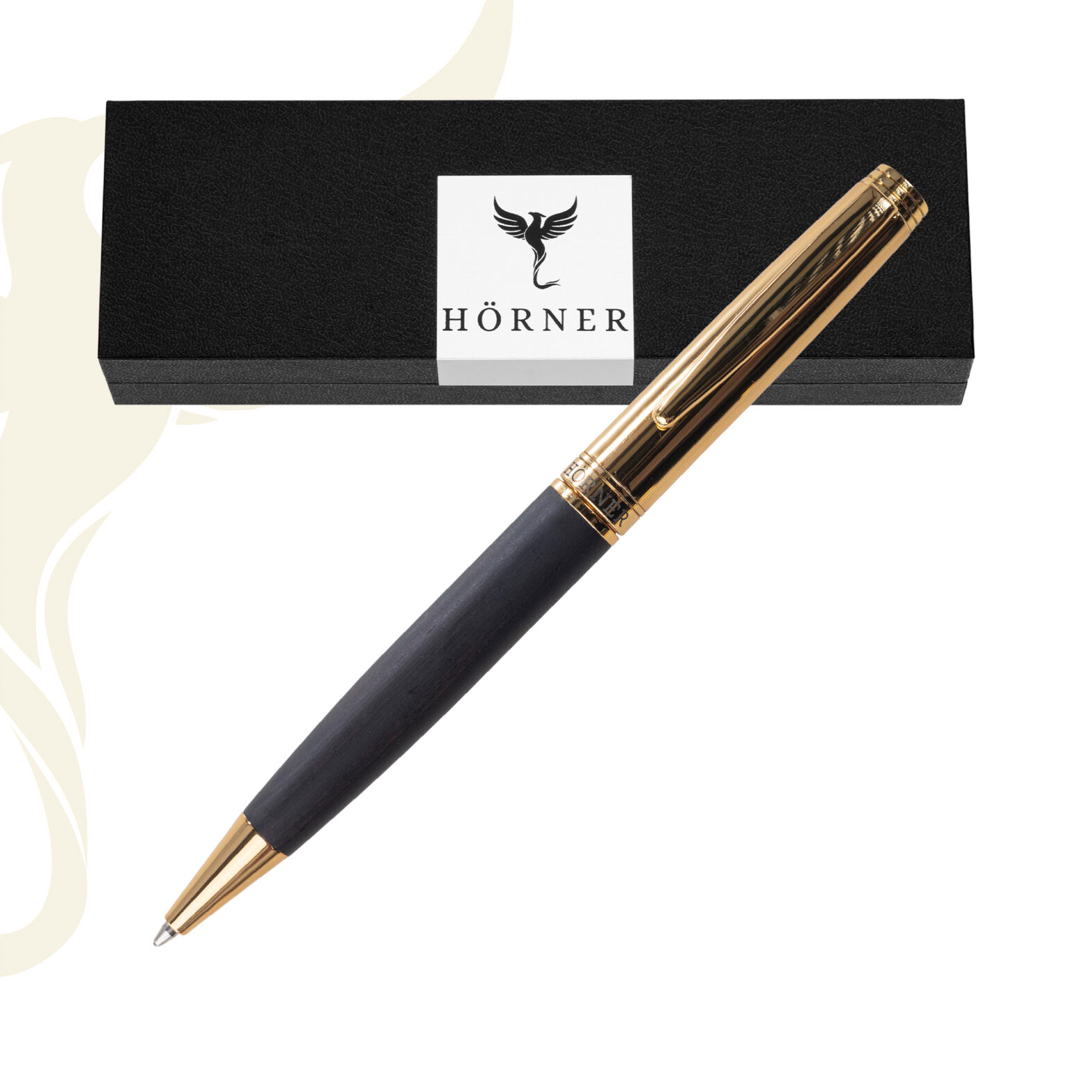 Hörner Legno Ebenholz Kugelschreiber