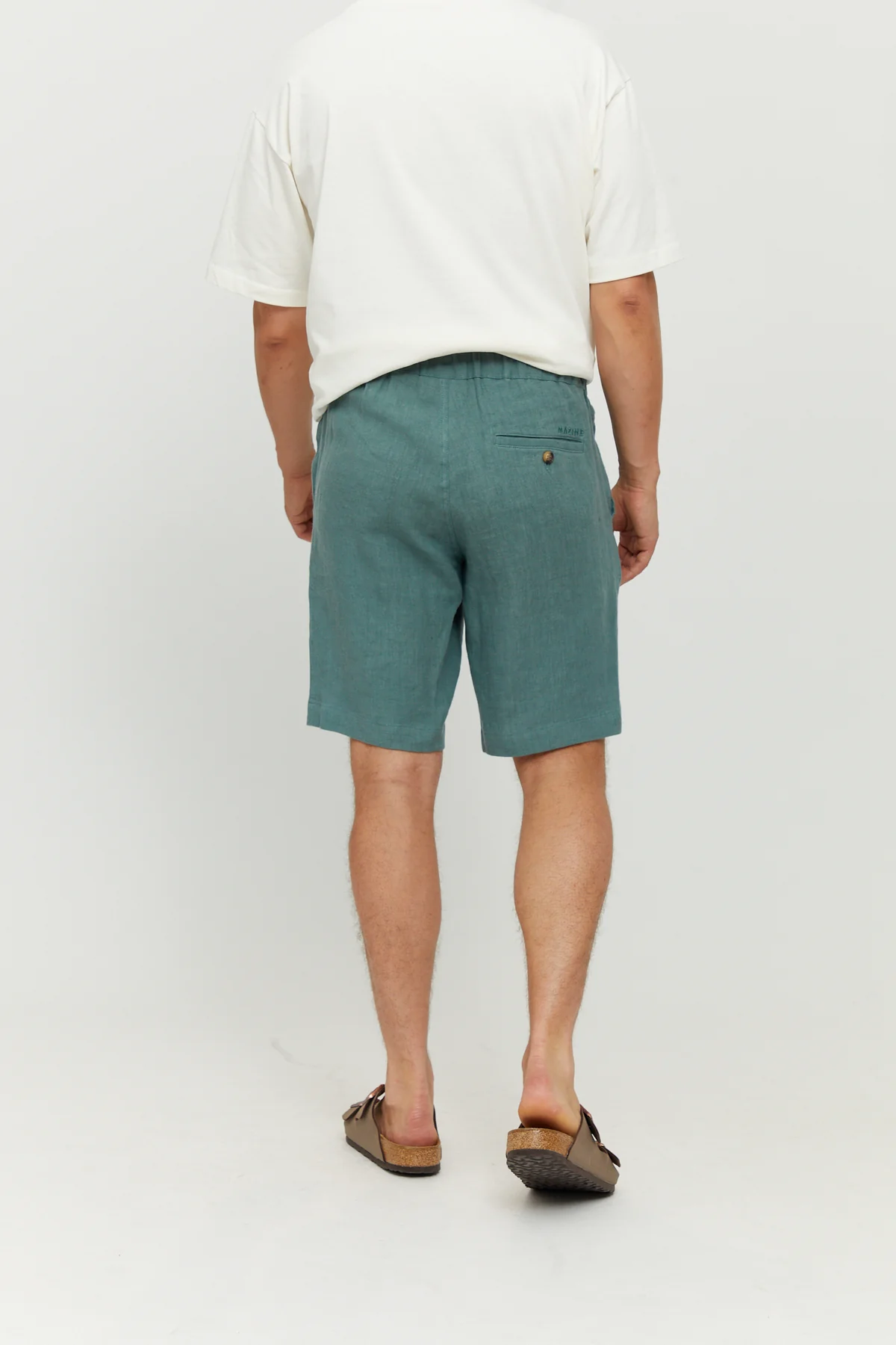 Mazine Littlefield Linen Shorts - Jade