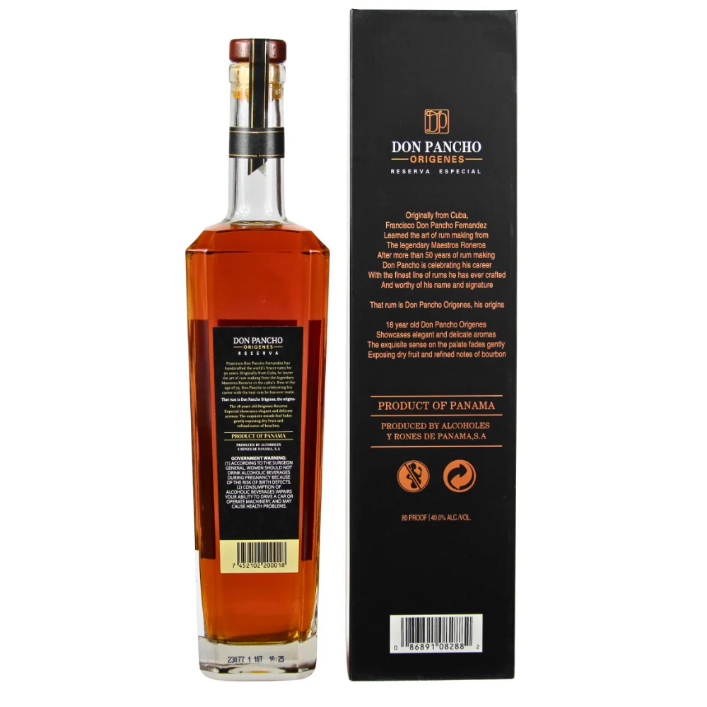 Don Pancho Origenes 18 Years Reserva Don Pancho Origenes 18 Years Reserva