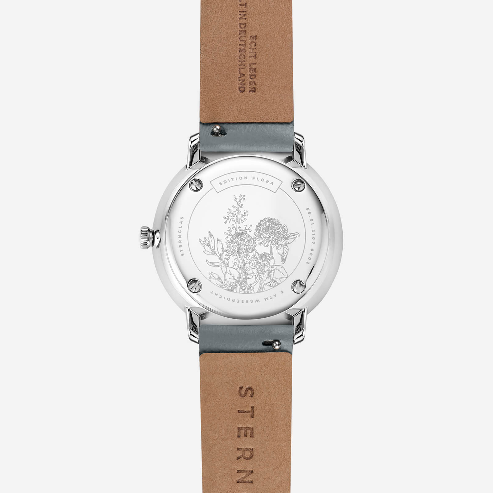 Sternglas Naos XS Edition Flora Eisblau