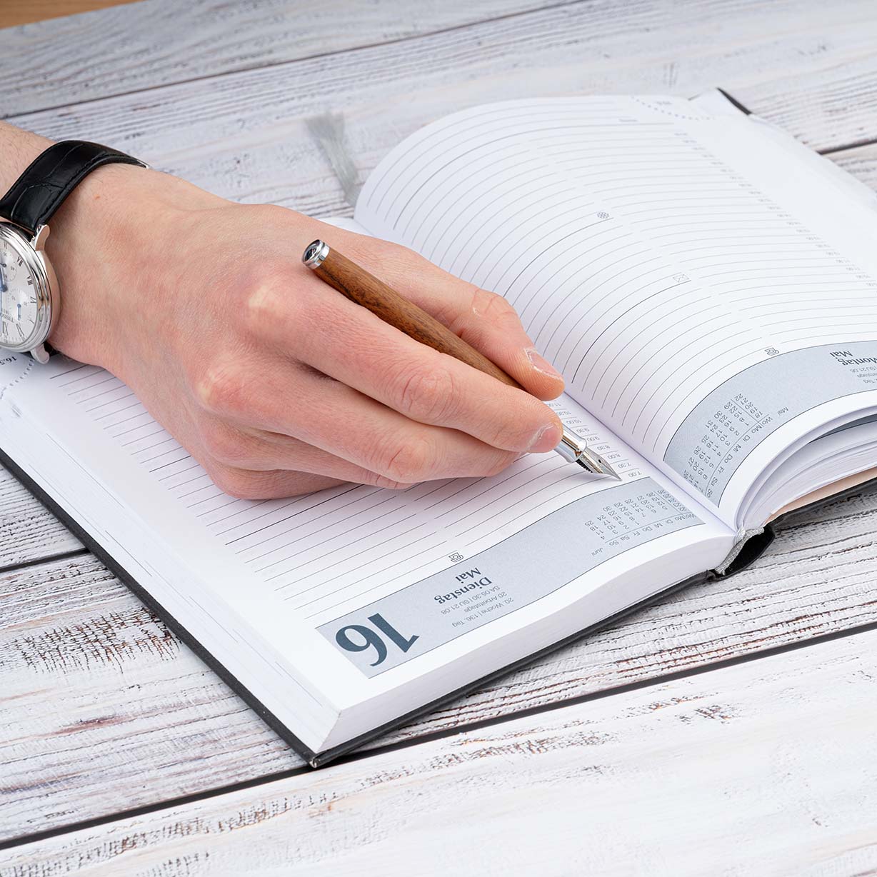 Hörner Legno Mahagoniholz Füllfederhalter