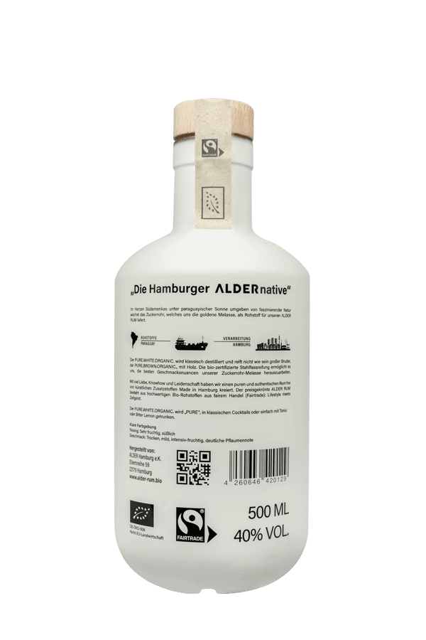 Alder pure white bio Rum